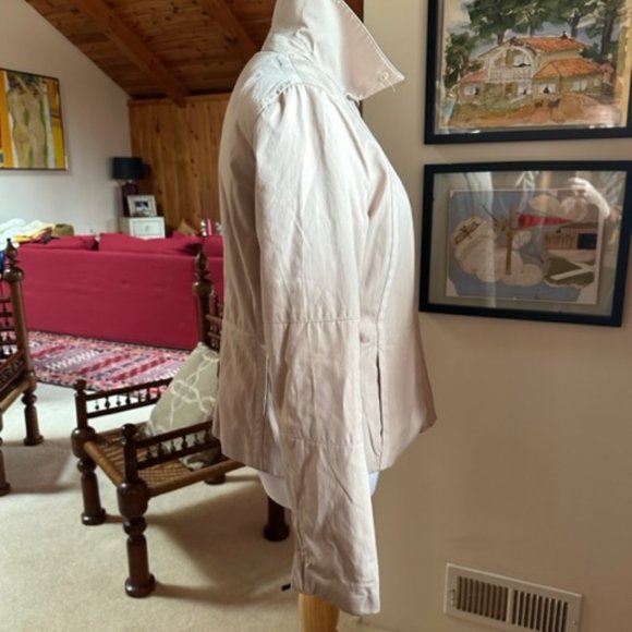 ANN TAYLOR Beige Tan Insulated All Weather Utility Jacket Parka – S - Picture 7 of 15